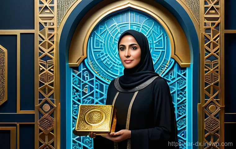 인플레이션을 견디는 포트폴리오 구성법 - **Prompt:** A concerned Arab family, consisting of a father in a thobe, a mother in a modest abaya a...