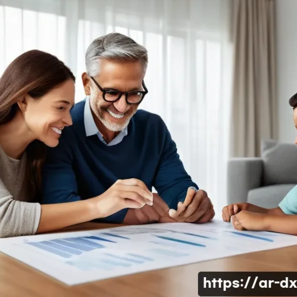 인플레이션 및 자산 포트폴리오 구성 - **Prompt 1: Family Financial Planning for the Future**
"A diverse, modern family, consisting of ...